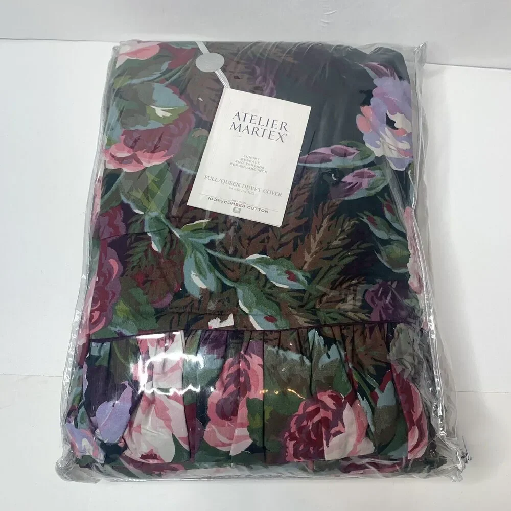 Atelier Martex Enchante Floral 200 TC Combed Cotton Full/Queen Duvet Cover
